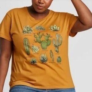 Fifth Sun Golden Cactus Succulent Tee